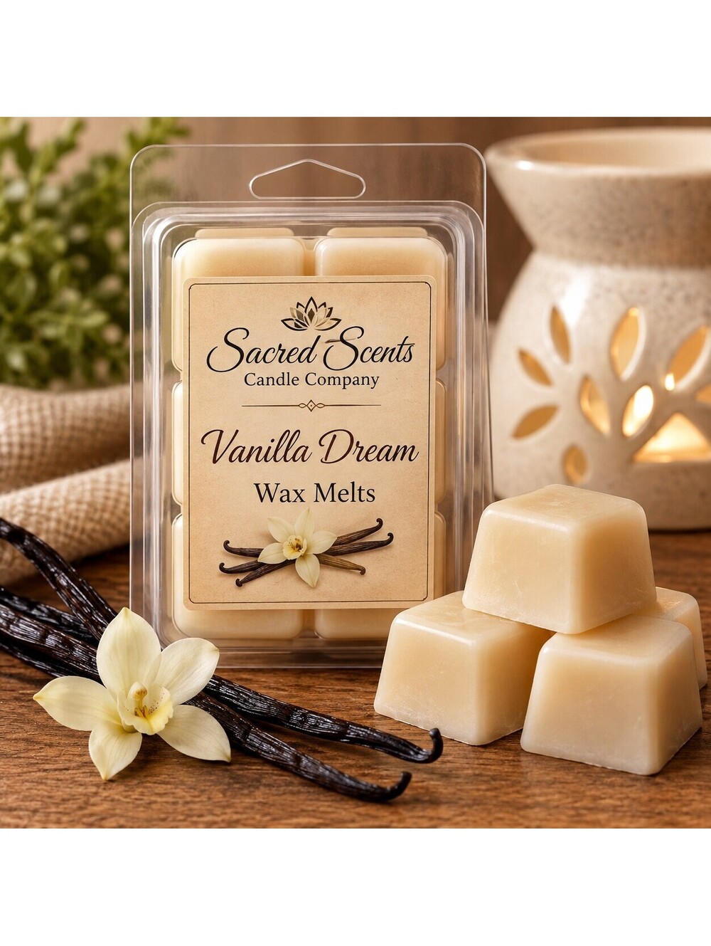 Sacred Scents Vanilla Dream Wax Melts